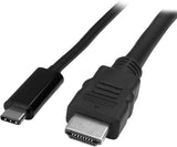 StarTech.com USB C to HDMI Cable - 3 ft / 1m - USB-C to HDMI 4K 30Hz - USB Type C to HDMI - Computer Monitor Cable (CDP2HDMM1MB) White White 3 ft / 1m