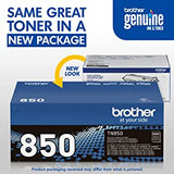 Brother Genuine High Yield Toner Cartridge, TN850, Replacement Black Toner, Page Yield Up To 8, 000 Pages, Amazon Dash Replenishment Cartridge