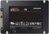 Samsung 870 EVO SATA III SSD 1TB 2.5” Internal Solid State Hard Drive, Upgrade PC or Laptop Memory and Storage for IT Pros, Creators, Everyday Users, MZ-77E1T0B/AM white box