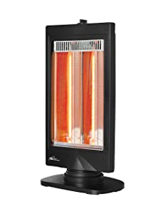 Royalsovereign Royal Sovereign 21" Oscillating Infrared Radiant Tower Heater for Home and Office. 2 Heat Settings 800W/ 400W. Safe and Quiet with 70° oscillating feature Black HIR-55 Medium