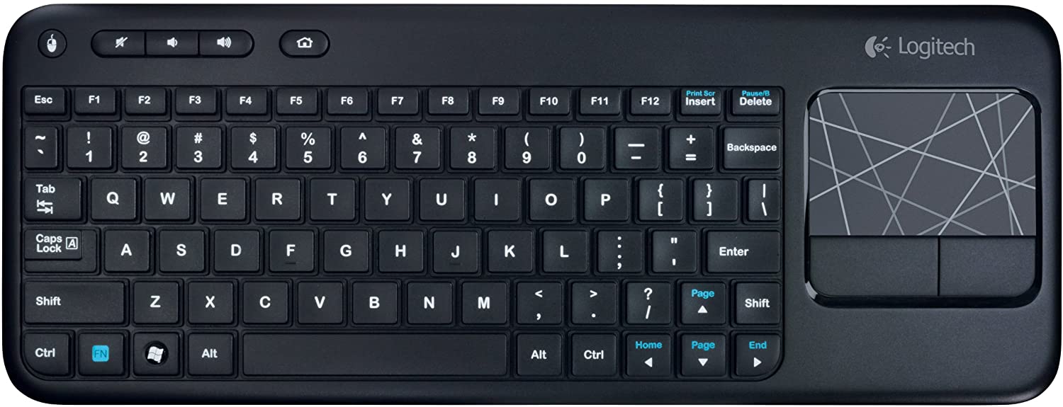 Logitech Wireless Touch Keyboard K400 with Built-In Multi-Touch