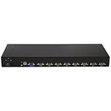 StarTech.com 8 Port 1U Rackmount USB KVM Switch Kit with OSD and Cables - Rack mount KVM - VGA KVM Switch - 8 Port KVM Switch (SV831DUSBUK) , Black USB | Cables Included