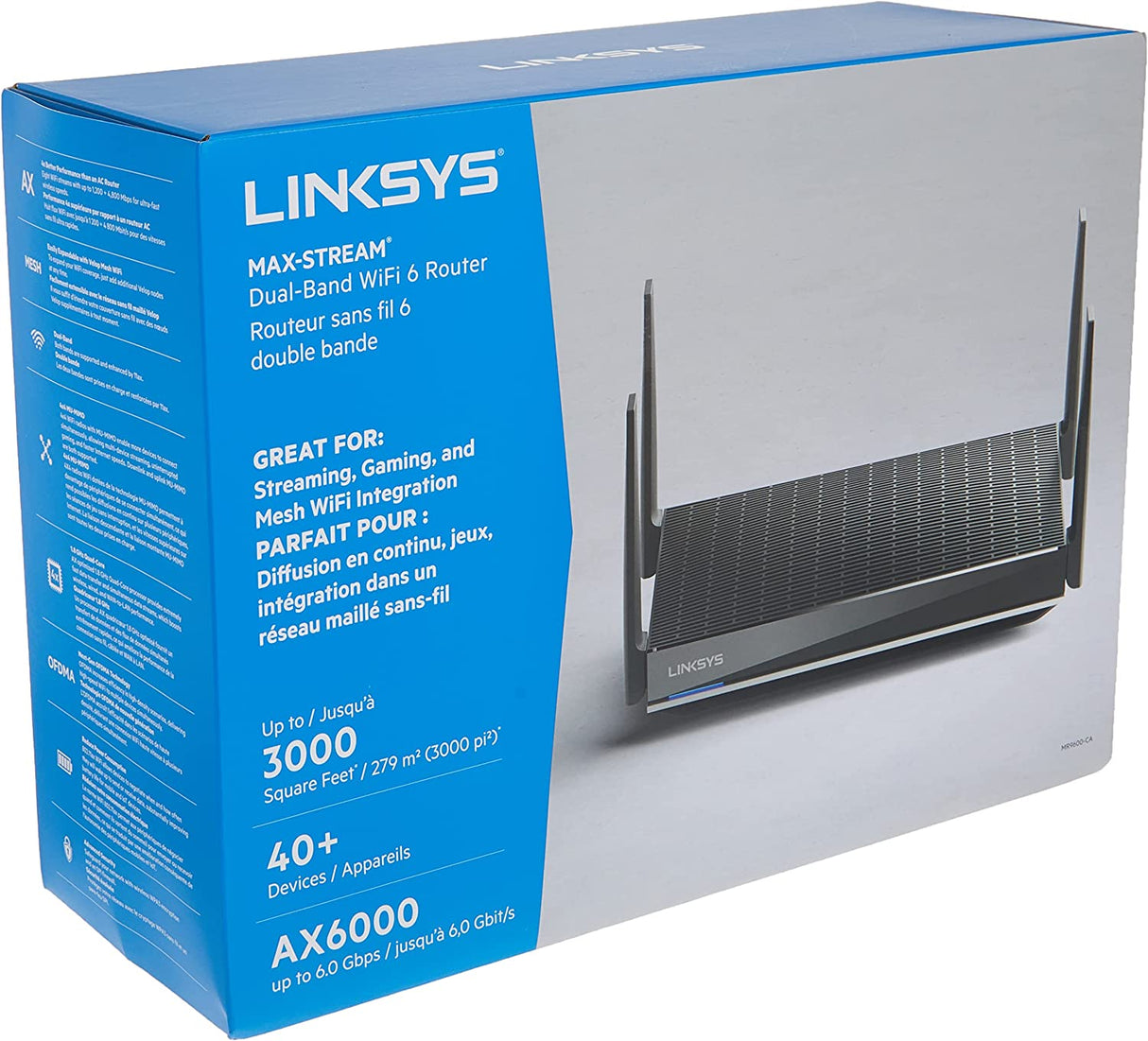 Linksys E5400 - Routeur WiFi 5 AC1200 double bande - Routeur et modem  Linksys sur