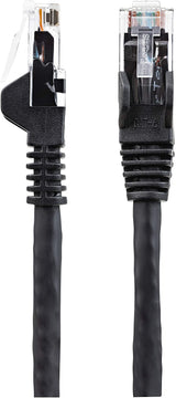 StarTech.com 50ft (15m) CAT6 Ethernet Cable - LSZH (Low Smoke Zero Halogen) - 10 Gigabit 650MHz 100W PoE RJ45 UTP Network Patch Cord Snagless w/Strain Relief - Black CAT 6, ETL Verified (N6LPATCH50BK) 50 ft Black
