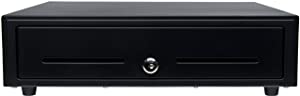 Star Micronics CD3-1616 4 Bill / 8 Coin Value Series Cash Drawer for Canadian Currency with 2 Media Slots and Included Cable (16" x 16") - Black 4 Bill / 8 Coin (Canadian) Black