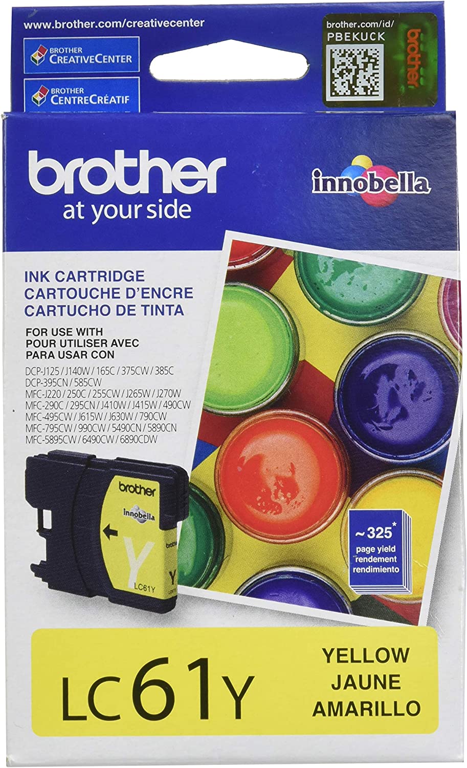 Brother BRTLC61Y - LC61Y LC-61Y Innobella Ink