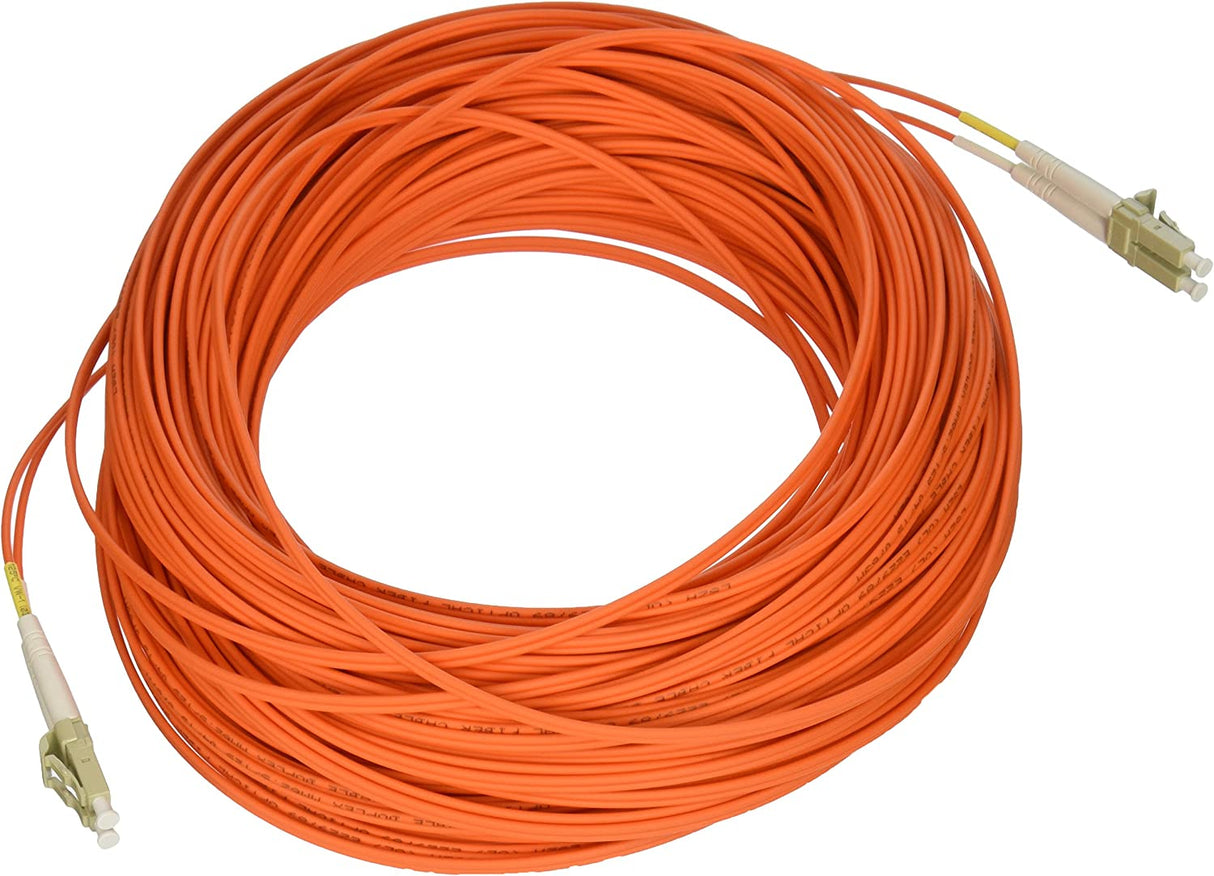Tripp Lite Duplex Multimode 62.5/125 Fiber Patch Cable (LC/LC), 46M (150-ft.)(N320-46M) , Orange 150.9 ft / 46M