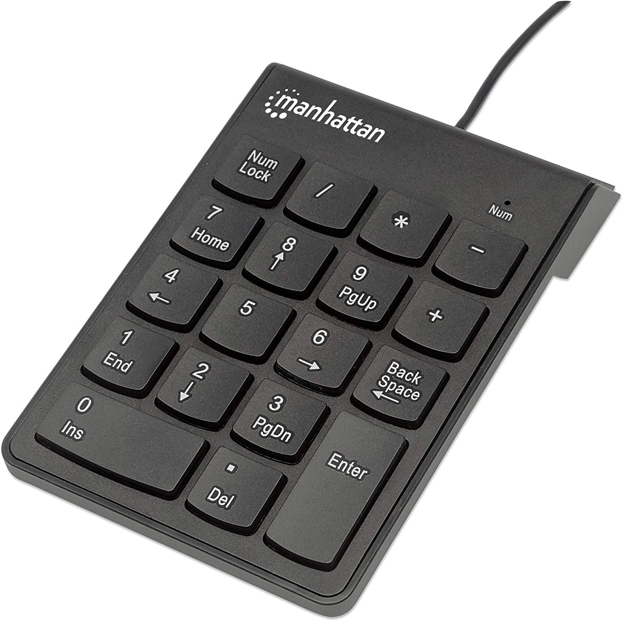 Manhattan USB Numeric Keypad with 19 Full-Size Keys - 176354