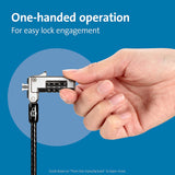 Kensington Slim NanoSaver Combination Ultra Cable Lock for Nano Slot (K60629WW)