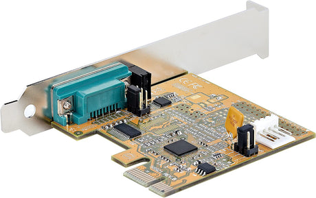 StarTech.com PCI Express Serial Card, PCIe to RS232 (DB9) Serial Interface Card, PC Serial Card, 16C1050 UART, Standard and Low Profile Brackets, COM Retention, Windows/Linux (11050-PC-SERIAL-CARD)