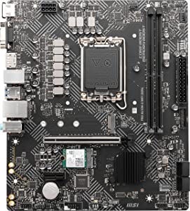  MSI PRO B760-P WiFi DDR4 ProSeries Motherboard (Supports  12th/13th Gen Intel Processors, LGA 1700, DDR4, PCIe 4.0, M.2, 2.5Gbps LAN,  USB 3.2 Gen2, Wi-Fi 6E, ATX) : Electronics
