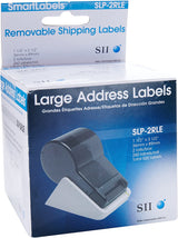 Seiko Instruments Seiko Large Single Address Labels for Smart Label Printer Pro, Clear (SLP-2RLE)