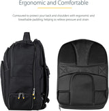 StarTech.com 15.6" Laptop Backpack with Removable Accessory Case - Professional IT Tech Backpack for Work/Travel/Commute - Durable Ergonomic Computer Bag - Nylon - Notebook/Tablet Pockets (NTBKBAG156)