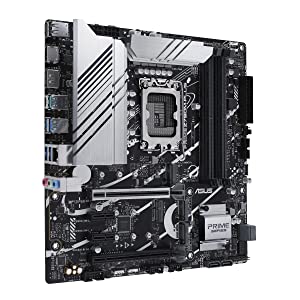 ASUS Prime Z790M-Plus LGA 1700(Intel 12th&amp;13th Gen) microATX motherboard (PCIe 5.0, 3xM.2 slots,10+1 DrMOS,DDR5,1 Gb LAN, DP,USB 3.2 Gen2x2 Type-C,front USB3.2 Gen 1 Type-C, Thunderbolt(USB4)support)