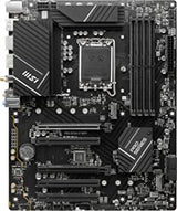 MSI PRO B760-P WiFi ProSeries Motherboard (Supports 12th/13th Gen Intel Processors, LGA 1700, DDR5, PCIe 4.0, M.2, 2.5Gbps LAN, USB 3.2 Gen2, Wi-Fi 6E, ATX) ATX PRO B760-P WIFI