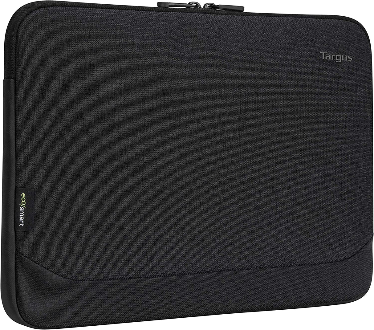 Targus Cypress Sleeve with EcoSmart Modern Style with Durable Water-Repellent Nylon, Back Zip Pocket Pouch, Protective Slipcase fits 13-14-Inch Laptop/Notebook, Black (TBS646GL) Black Sleeve