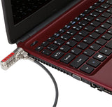 Targus DEFCON T-Lock Serialized Combo Cable Lock for Laptop Computer and Desktop Security (PA410S-1)