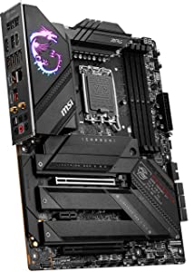 MSI MPG Z790 Carbon WiFi Gaming Motherboard (Supports 12th/13th Gen Intel Processors, LGA 1700, DDR5, PCIe 5.0, M.2, 2.5Gbps LAN, USB 3.2 Gen2, Wi-Fi 6E, ATX)