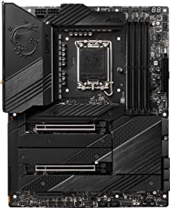 MSI MEG Z690 Unify Gaming Motherboard (ATX, 12th Gen Intel Core, LGA 1700 Socket, DDR5, PCIe 5, Dual 2.5G LAN, M.2 Slots, Wi-Fi 6E)