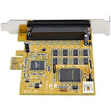 StarTech.com 8-Port PCI Express RS232 Serial Adapter Card - PCIe RS232 Serial Card - 16C1050 UART - Multiport Serial DB9 Controller/Expansion Card - 15kV ESD Protection - Windows &amp; Linux (PEX8S1050)