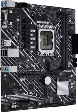 ASUS Prime H610M-E D4 LGA 1700(Intel 12th Gen) mATX Motherboard (PCIe 4.0, DDR4,2xM.2 Slots,1Gb LAN,DisplayPort/HDMI/D-Sub, USB 3.2 Gen 1 Ports, SATA 6 Gbps, COM Header, RGB Header)