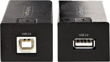 StarTech.com 150m (492ft) USB 2.0 Extender Over Cat5e/Cat6 Ethernet Cable, Externally Powered USB Extender via RJ45/Network Cable, USB Over Ethernet Cable Extender/Adapter (C15012-USB-EXTENDER)