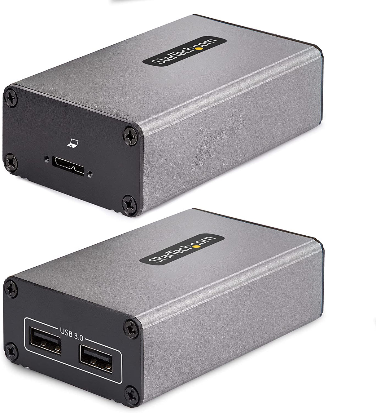 StarTech.com 2-Port USB 3.0 Extender Over OM3 Multimode Fiber - LC/LC - 2X 5Gbps USB-A Hub - 350m (1150ft) Range - Durable USB Fiber Optic Extender - Optical USB Extender (F35023-USB-EXTENDER)