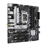 ASUS PRIME B760M-A AX D4 Intel B760 (LGA 1700)(13th and 12th Gen)mATX motherboard,PCIe 4.0,2xM.2 slots,2.5Gb LAN,Wi-Fi 6,DisplayPort, Dual HDMI,rear USB 3.2 Gen 2,front USB 3.2 Gen 1 Type-C, Aura Sync