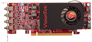 VisionTek Products Radeon 7750 SFF 2GB GDDR5 4M DirectX 11 OpenGL Single Fan Low Profile 4X miniDP Graphics Card - 900798