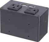 StarTech.com Power Outlet Module for Conference Table Connectivity Box - 2X AC Power and 2X USB-A - Power and Charging Hub (MOD4POWERNA)