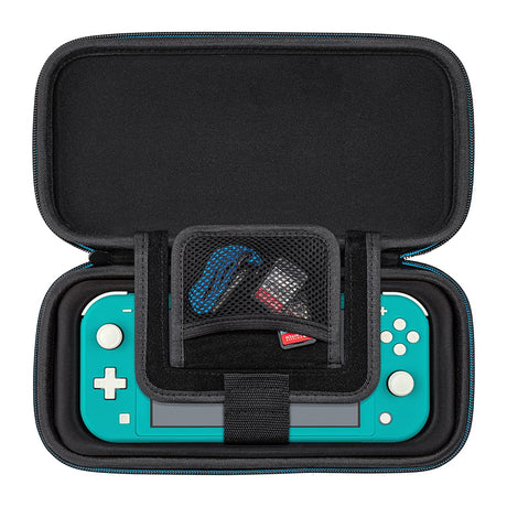 PDP Gaming Officially Licensed Switch Pull-N-Go Travel Case - Mario - Semi-Hardshell Protection - Protective PU Leather - Holds 14 Games &amp; Controller - Works with Switch OLED &amp; Lite - Perfect for Kids Power Pose Mario