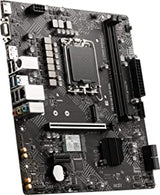 MSI PRO H610M-G WiFi DDR4 ProSeries Motherboard (mATX, 12th/13th Gen Intel Core, LGA 1700 Socket, DDR4, PCIe 4, 2.5G LAN, M.2 Slots, USB 3.2, Wi-Fi 6)