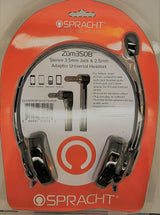 Spracht ZUM350B Stereo 3.5/2.5mm Pin Universal Multimedia Headset - Dual Ear Version