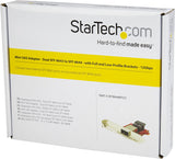StarTech.com Mini-SAS Adapter - Dual SFF-8643 to SFF-8644 - with Full and Low-Profile Brackets - 12Gbps (SFF86448PLT2)