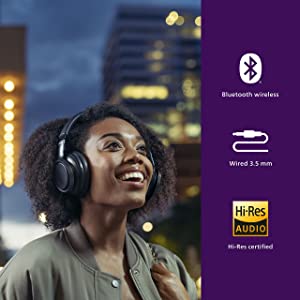 Philips H9505 Hybrid Active Noise Canceling (ANC) Over Ear Wireless Bluetooth Pro-Performance Headphones with Multipoint Bluetooth Connection Black One-Size ANC Pro w/ Integrated Assistant