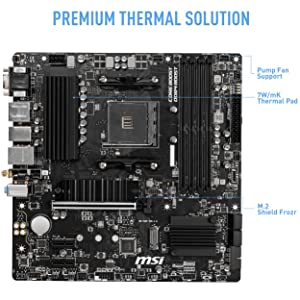 MSI B550M PRO-VDH WiFi ProSeries Motherboard (AMD AM4, DDR4, PCIe