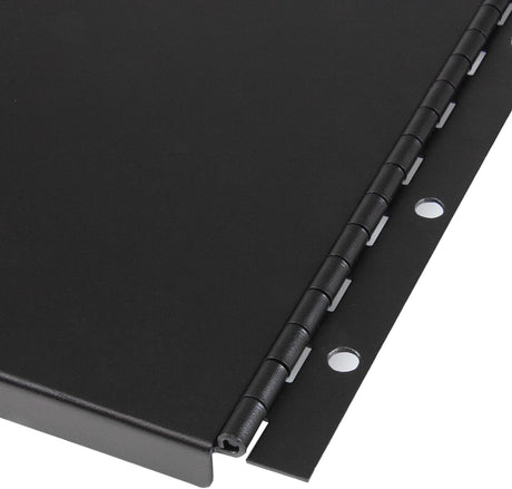 StarTech.com 6U Hinged Rack Panel - Solid Blanking Panel for 19" Server Racks - Tool-less Installation - Black Filler Panel (RKPNLHS6U) 0.6" x 10.4" x 18.3"