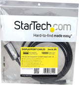 StarTech.com 6ft Mini DisplayPort to HDMI Cable - 4K 30hz Monitor Adapter Cable - mDP PC or Macbook to HDMI Display (MDP2HDMM2MB) Black 6 ft/ 2 m Black