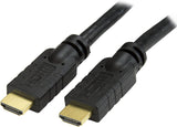 StarTech.com 20ft HDMI Cable - 4K High Speed HDMI Cable with Ethernet - 4K 30Hz UHD HDMI Cord - 10.2 Gbps Bandwidth - HDMI 1.4 Video / Display Cable M/M 28AWG - HDCP 1.4 - Black (HDMIMM15HS) 20 ft / 6m Normal