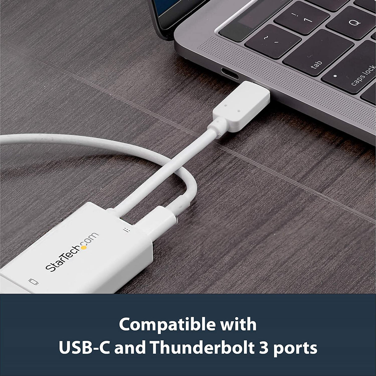 StarTech.com USB C to VGA Adapter with Power Delivery - 1080p USB Type-C to VGA Monitor Video Converter w/ Charging - 60W PD Pass-Through - Thunderbolt 3 Compatible - White (CDP2VGAUCPW)