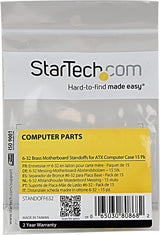 StarTech.com 6-32 Brass Motherboard Standoffs for ATX Computer Case - 15 Pack (STANDOFF632)