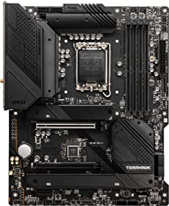 MSI MAG B660 Tomahawk WiFi DDR4 Gaming Motherboard (ATX, 12th Gen Intel Core, LGA 1700 Socket, DDR4, PCIe 4, 2.5G LAN, M.2 Slots, Wi-Fi 6) ATX MAG B660 TOMAHAWK WIFI DDR4