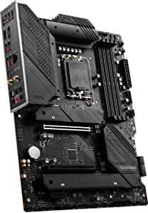 MSI MAG B660 Tomahawk WiFi DDR4 Gaming Motherboard (ATX, 12th Gen Intel Core, LGA 1700 Socket, DDR4, PCIe 4, 2.5G LAN, M.2 Slots, Wi-Fi 6) ATX MAG B660 TOMAHAWK WIFI DDR4