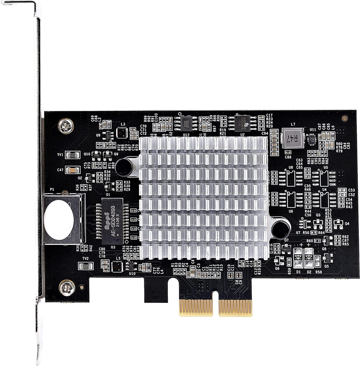 StarTech.com 1-Port 10Gbps PCIe Network Adapter Card, Network Card for PC/Server, Six-Speed PCIe Ethernet Card w/Jumbo Frame Support, NIC/LAN Interface Card, 10GBASE-T/NBASE-T (ST10GSPEXNB2)