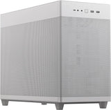 ASUS Prime AP201 33-Liter MicroATX White case with Tool-Free Side Panels and a Quasi-Filter mesh, with Support for 360 mm Coolers, Graphics Cards up to 338 mm Long, and Standard ATX PSUs
