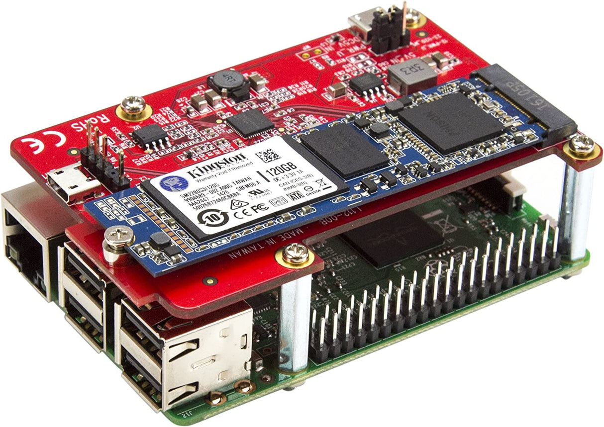 StarTech.com Raspberry Pi Board - USB 2.0 480Mbps - USB to M.2 SATA Converter - USB to SATA Raspberry Pi SSD (PIB2M21)