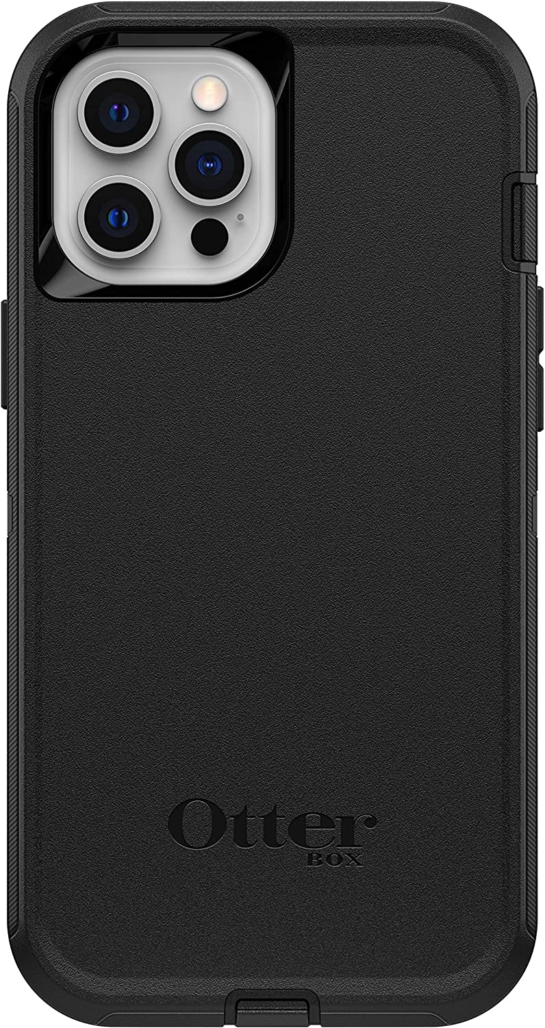 OtterBox for Apple iPhone 12 Pro Max, Superior Rugged Protective Case, Defender Series, Black Black iPhone 12 Pro Max