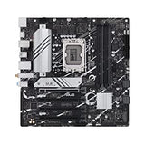 ASUS PRIME B760M-A AX D4 Intel B760 (LGA 1700)(13th and 12th Gen)mATX motherboard,PCIe 4.0,2xM.2 slots,2.5Gb LAN,Wi-Fi 6,DisplayPort, Dual HDMI,rear USB 3.2 Gen 2,front USB 3.2 Gen 1 Type-C, Aura Sync