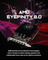 VisionTek Radeon 7750 2GB GDDR5 6 4k Monitor Graphics Card, 6 Mini DisplayPort Outputs, AMD Eyefinity 2.0, PCI Express 3.0 Video Card, 7.1 Surround Sound - 900614