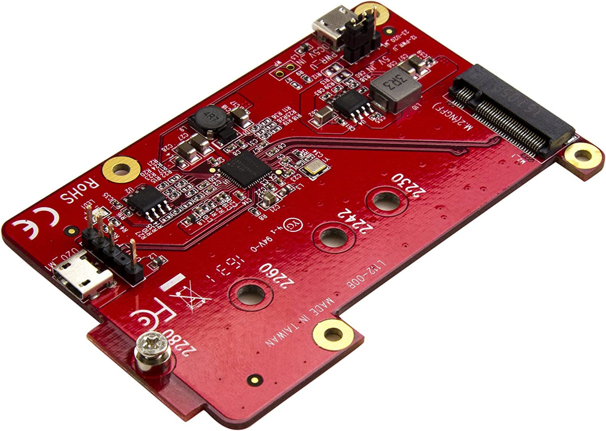 StarTech.com Raspberry Pi Board - USB 2.0 480Mbps - USB to M.2 SATA Converter - USB to SATA Raspberry Pi SSD (PIB2M21)